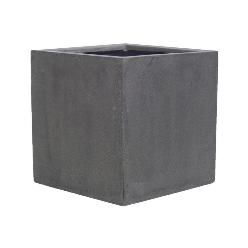 Fiberstone Outdoor Patio Planter Cement grey